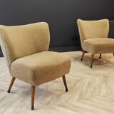 Two Mid Century cocktail chairs | Vintage - set of 2 armchairs