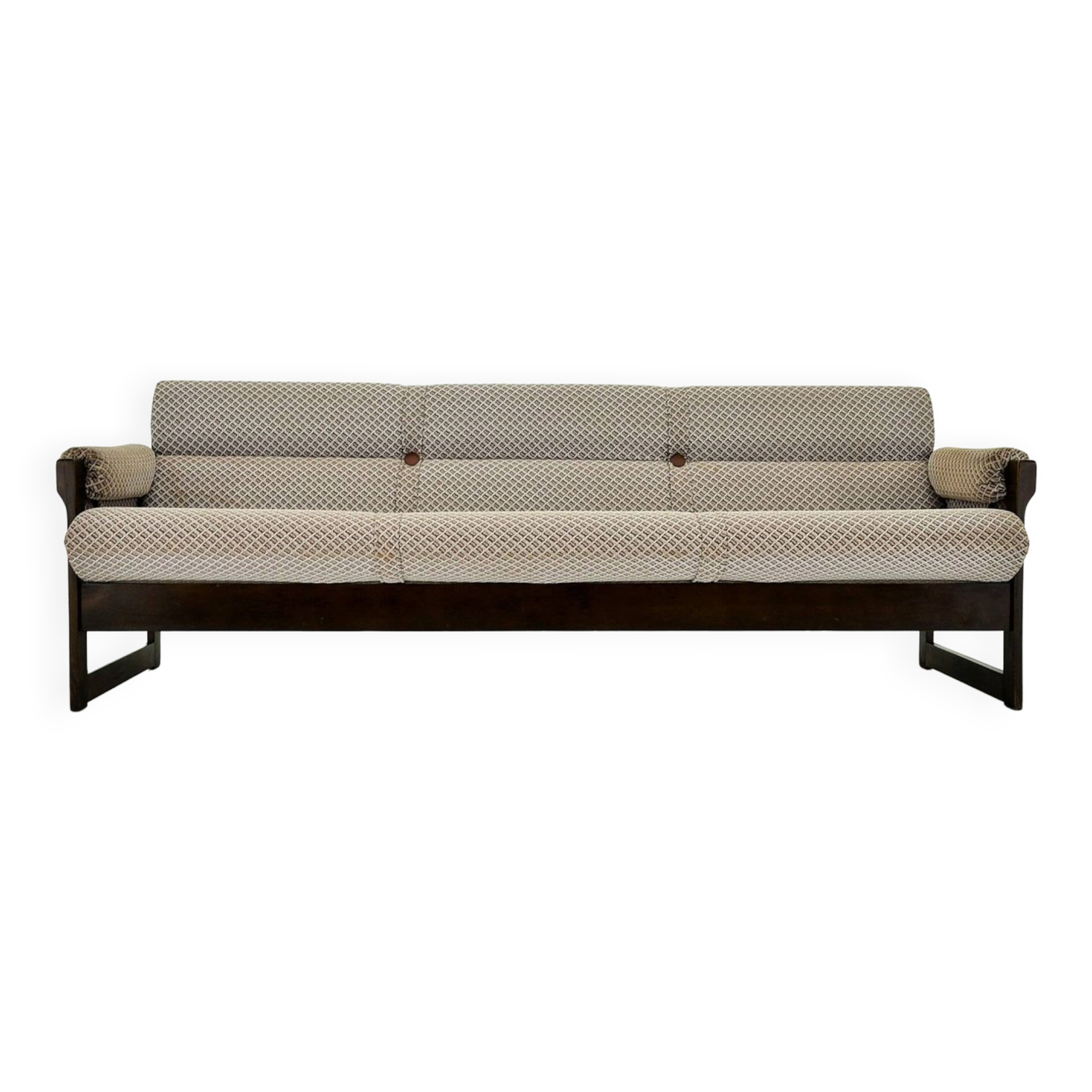 Midcentury Adjustable Sofa, Czechoslovakia,  1970s