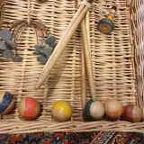Old table croquet game