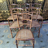 6 Art Nouveau chans chairs