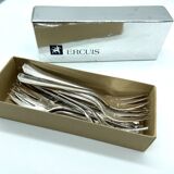 12. ERCUIS Colmar art deco dessert forks