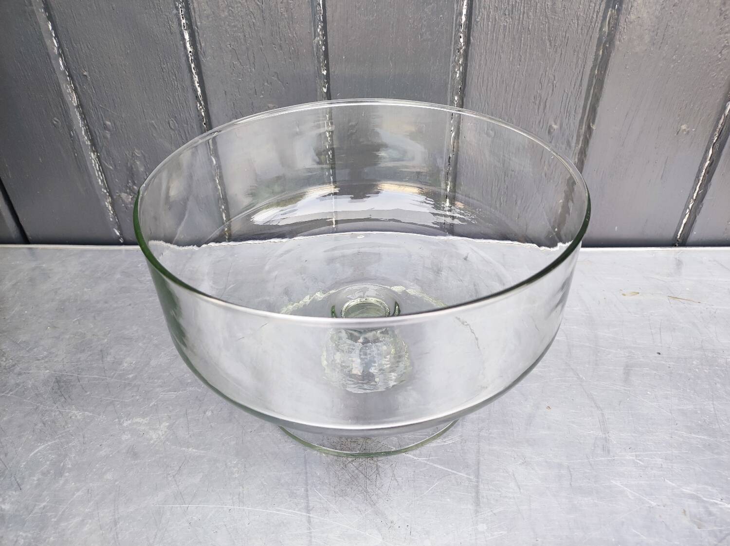 Bubble glass fruit bowl, 1970