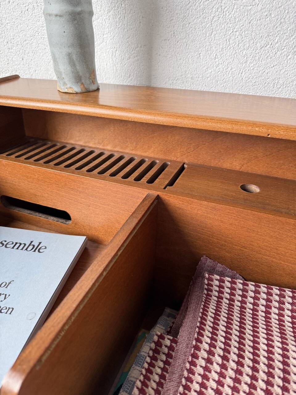 Meuble console ou petit bureau Fimsa Roma Italy teck