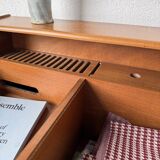 Fimsa Roma Italy teak console or small desk