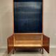 Large modular bookcase Scandinavian design 1950.