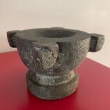 Ashtray, Lava stone mortar carved in the mass / 60s