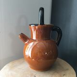 Glazed amber jug