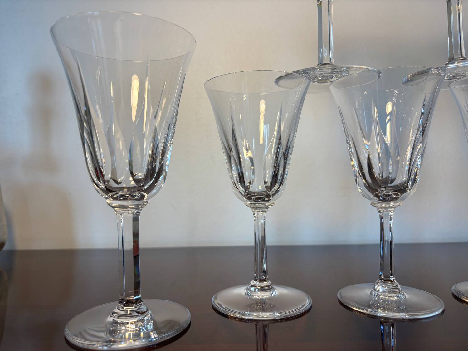 7 wine glasses Cerdagne Saint Louis