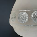 Space Age design glass chandelier from the 70s