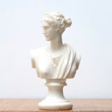 Greek bust of Diana in resin, 70s