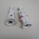 Salt and pepper shakers, ceramic Churchill England