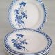 6 dessert or cheese plates in old earthenware Digoin Sarreguemines - Model Annick - Vintage