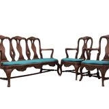 Ensemble de salon, style : Chippendale, années 1970, production : Danemark