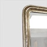 Miroir décoratif en argent doré du XIXe siècle 84x139cm