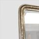 Decorative mirror in silver gilt of the 19th century 84x139cm