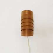 Swedish Wooden Wall Lamp by Hans Agne Jakobsson for Ellysett Markaryd