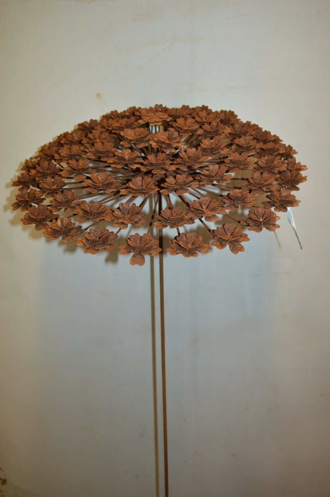 Wrought iron flower for the garden