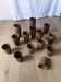 Set of 27 vintage stoneware mugs from Digoin.