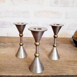 Trio of candlesticks