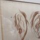 Old Print Engraving 19th Century Study of an Ear After Janinet Le Clerc
