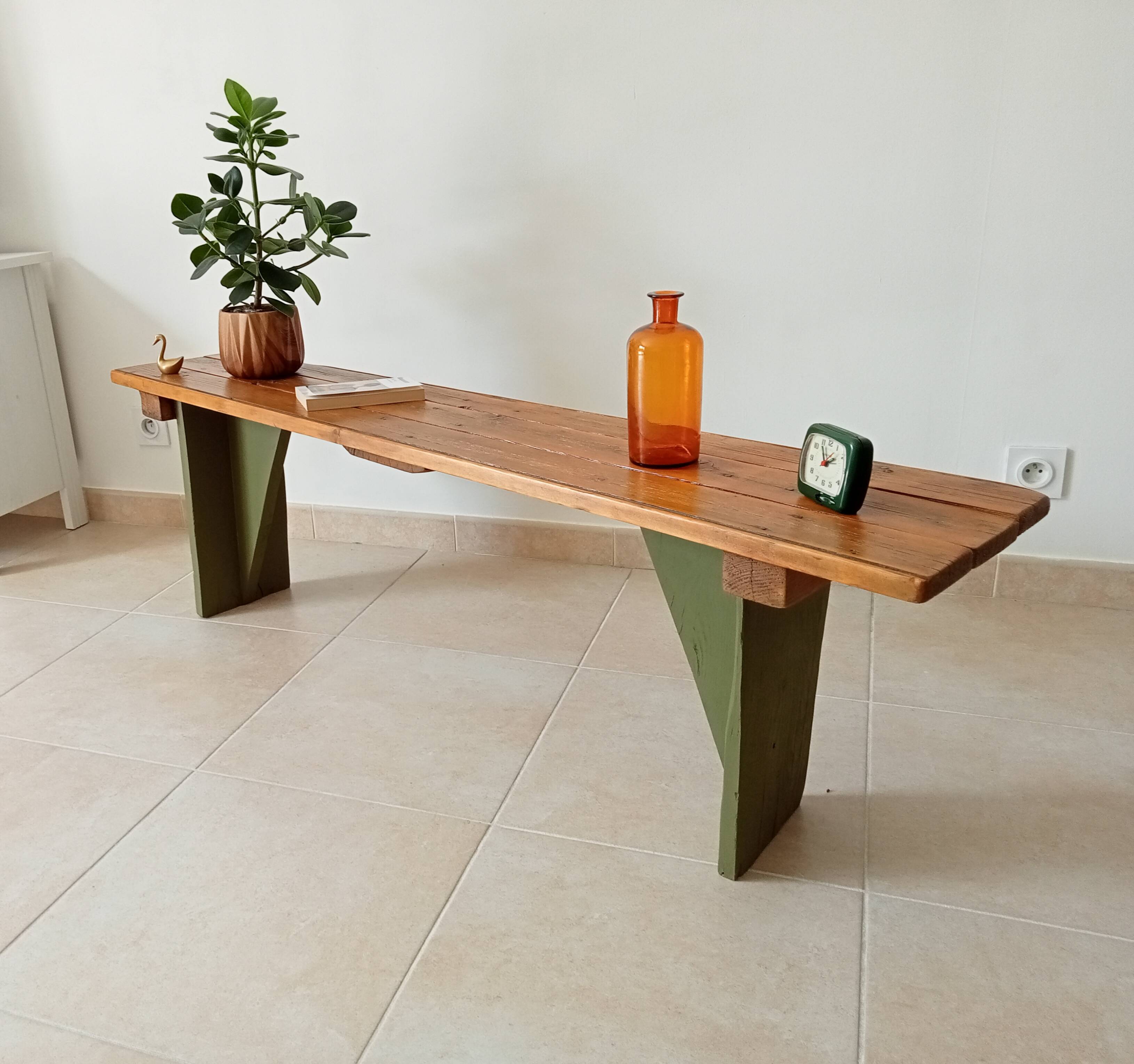 Vintage country bench 70s