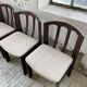 4 Scandinavian mahogany chairs
