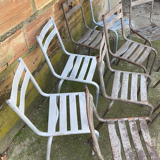 14 metal bistro chairs