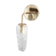 Chiseled glass wall light
