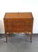 Bureau with a curved back in cherry wood