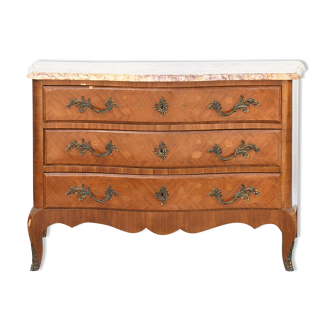 Dresser in rosewood marquetry