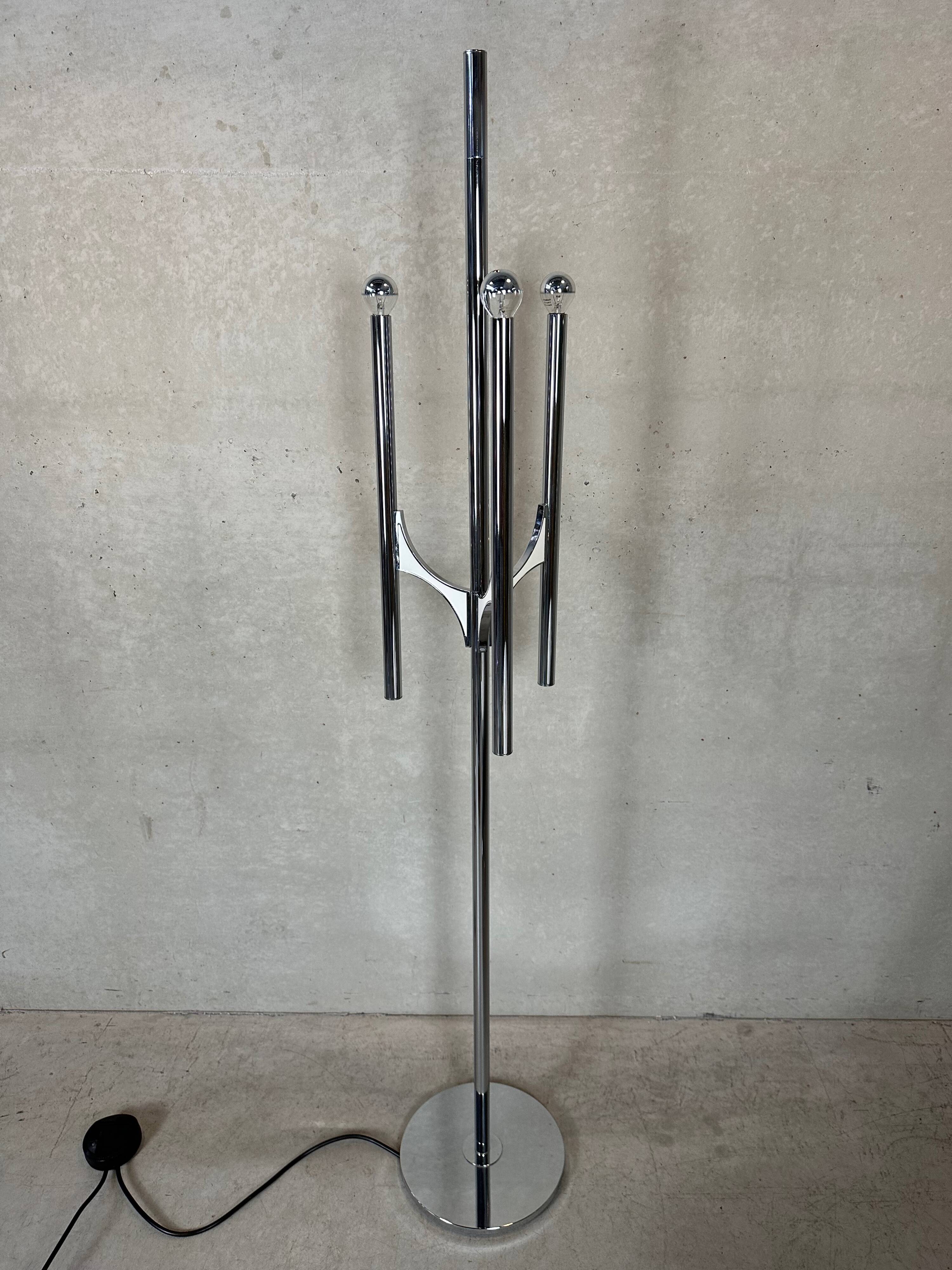 Vintage floor lamp (with or without shade) – Sciolari