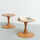 Set of 2x stools by Nanna Ditzel for Kolds Sawmill, 1960s