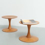 Set of 2x stools by Nanna Ditzel for Kolds Sawmill, 1960s