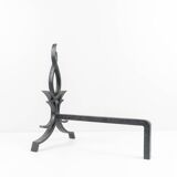 Raymond Subes (attr. to) - Pair of andirons