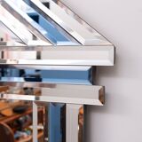 Grand miroir néoclassique vintage. Années 1970