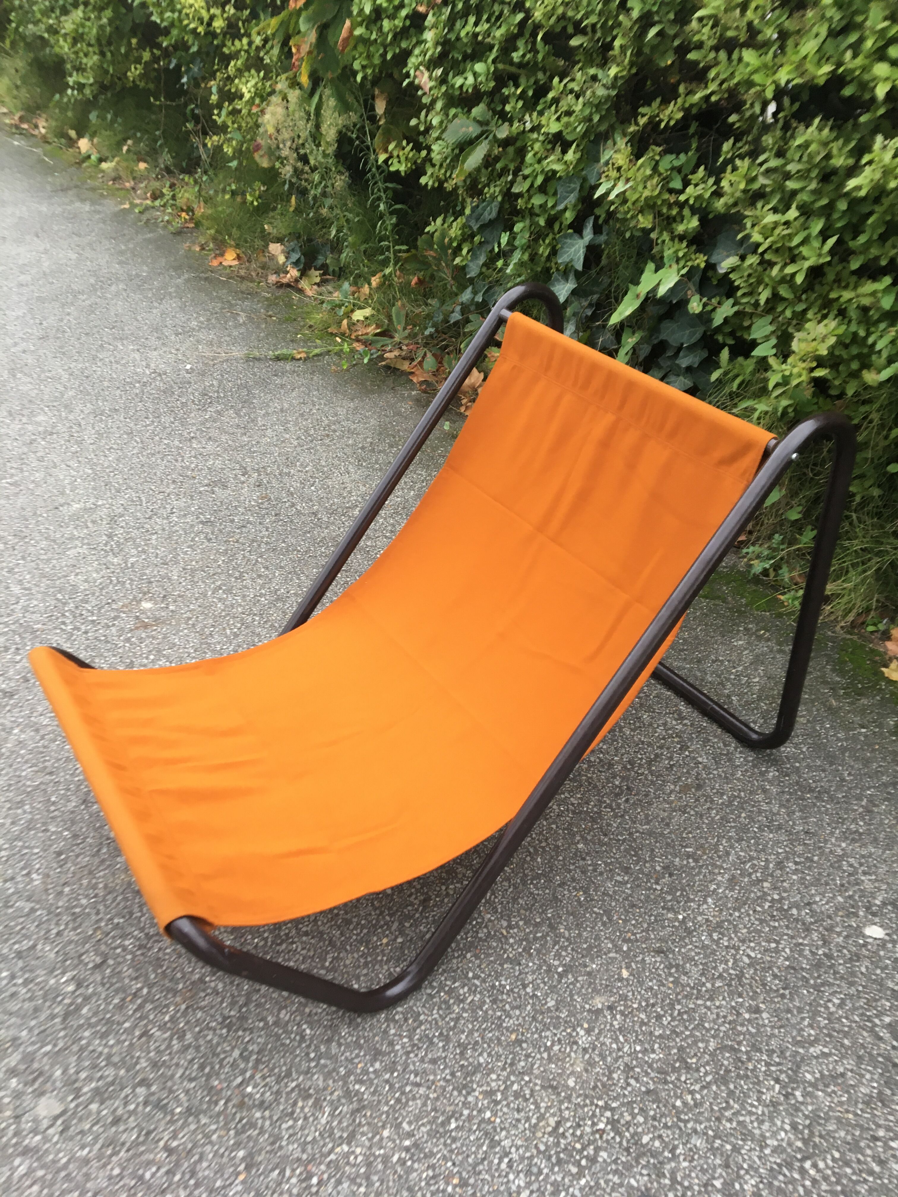 2 brown armchairs from the 70