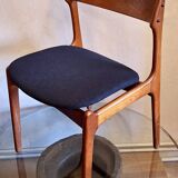 Chaise en teck Erik Buch, Danemark, années 1960