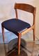 Chaise en teck Erik Buch, Danemark, années 1960