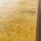 Vintage coffee table in agglomise glass and brass