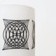 Mid-century sixties table lamp with opaline glass shade, France
