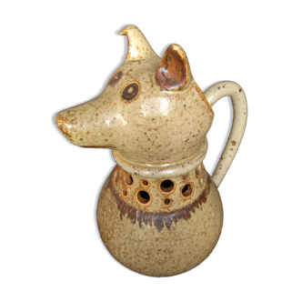 Vintage pitcher dog head