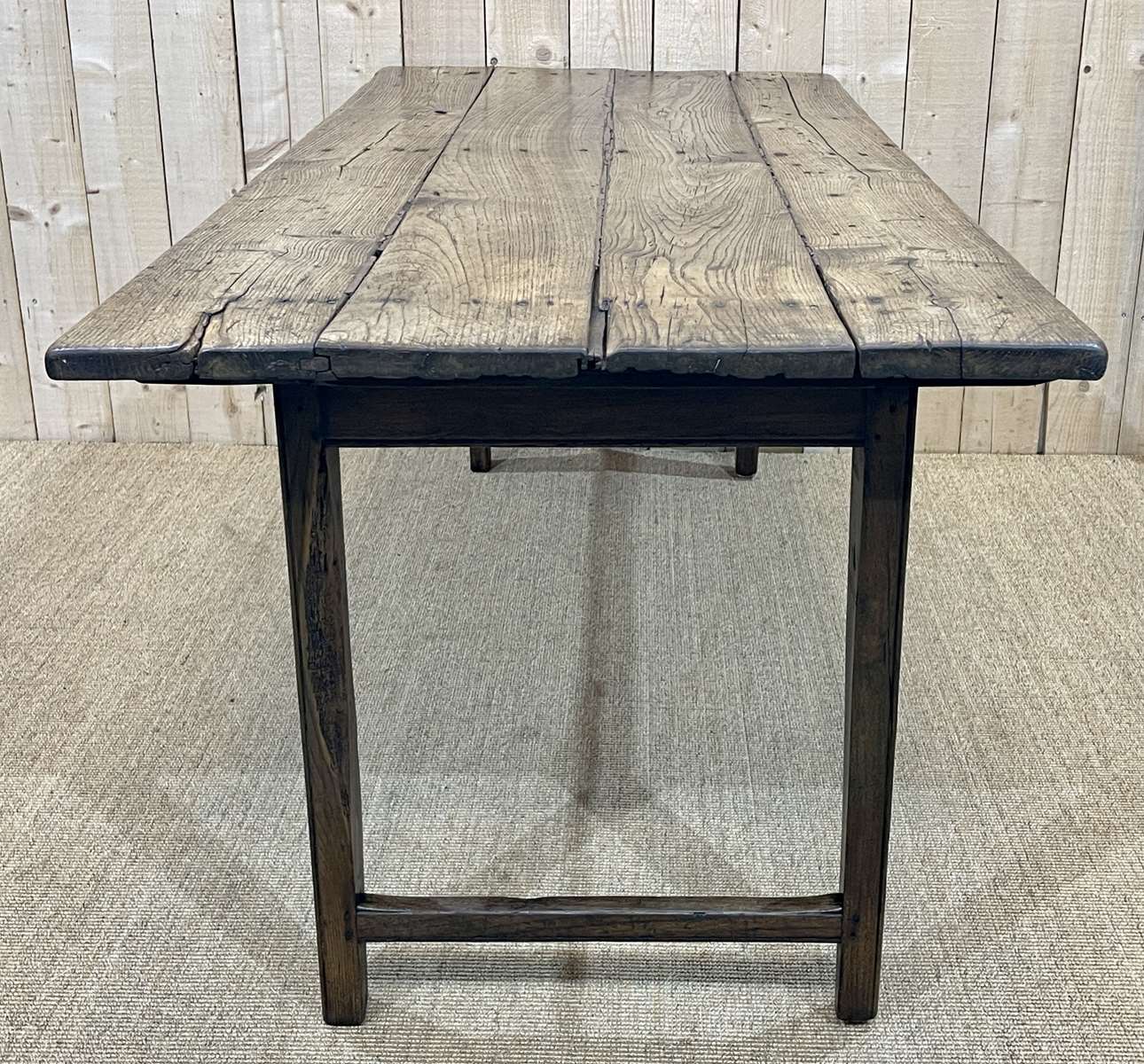 Nineteenth century chestnut farmhouse table