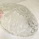 Cut crystal fruit bowl basket centerpiece vintage dish 33cm