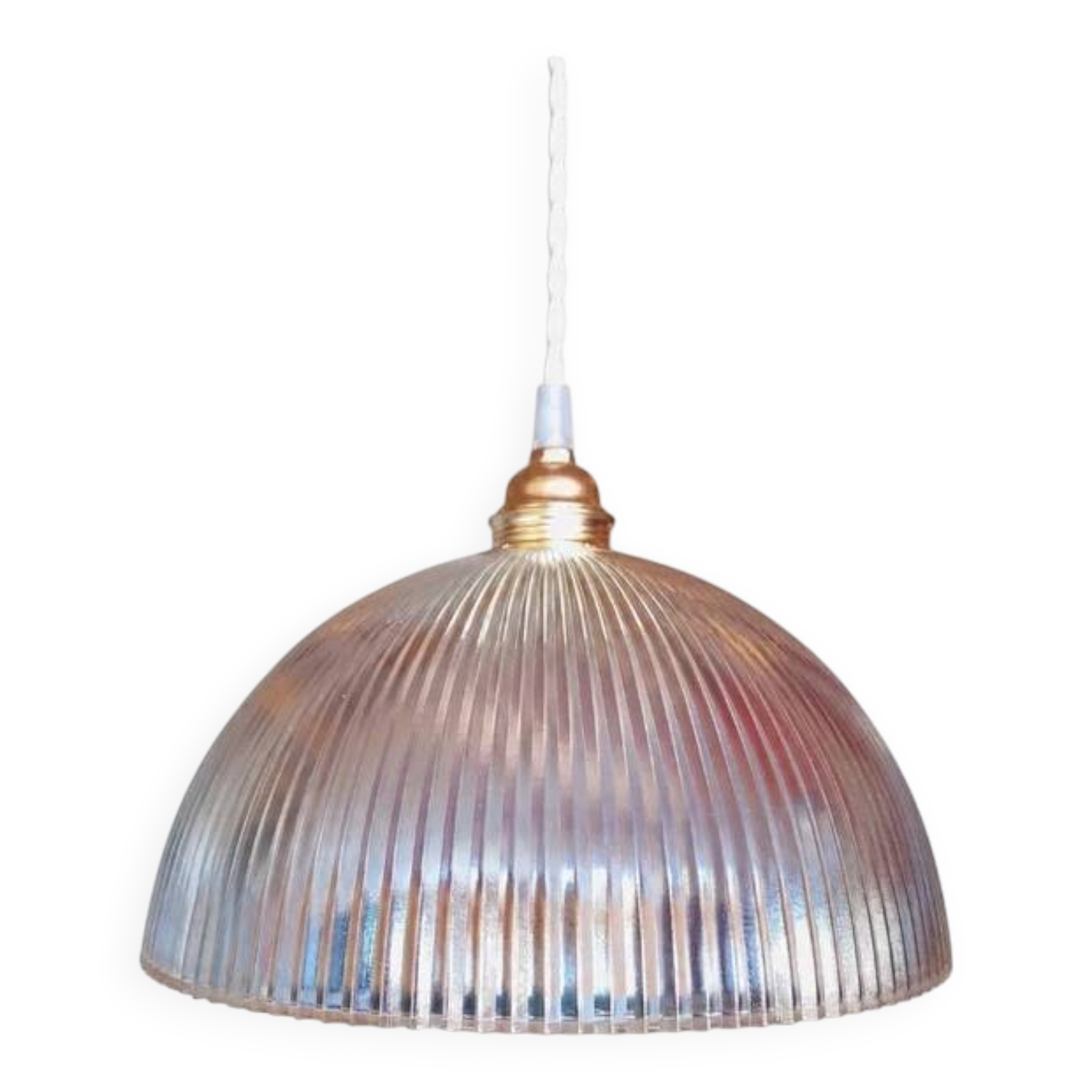 Holophane glass suspension 1950