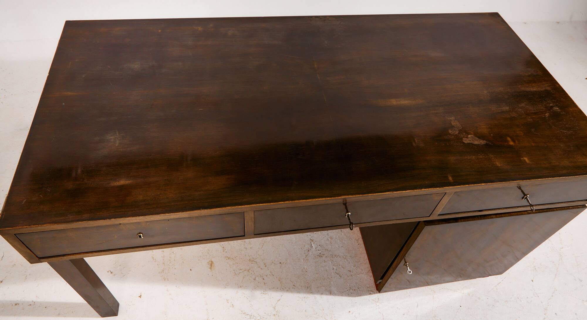 Art Deco desk and armchair, set of 2