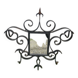 Wrought iron mirror