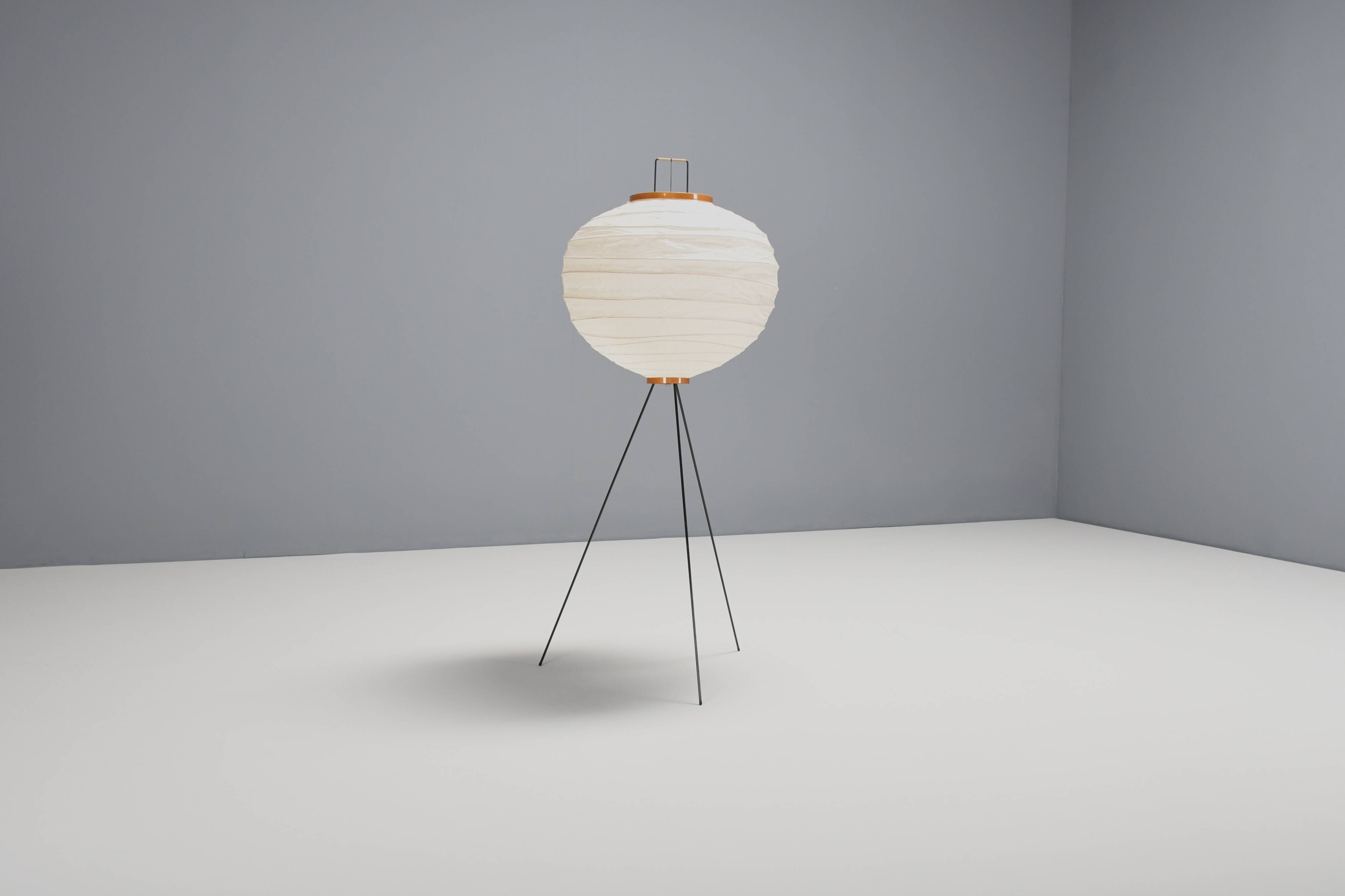Rare Early 10D Akari Floor Lamp by Isamu Noguchi for Ozeki, 1950s