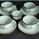 Set of 5 vintage Bernardaud Limoges porcelain cups