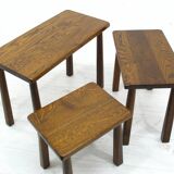 Oak Nesting Tables.
