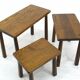 Oak Nesting Tables.